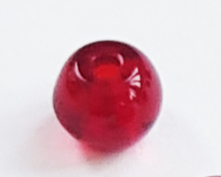  venetian ruby red glass 4mm round bead *** QUANTITY IN STOCK = 3870 *** 