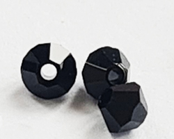  swarovski 5328 2.5mm jet bicone bead 
