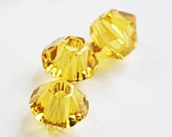  swarovski 5328 3mm sunflower bicone bead 