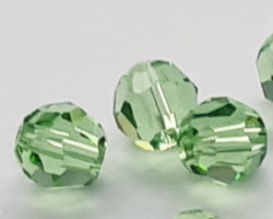  swarovski 5000 5mm peridot round bead 