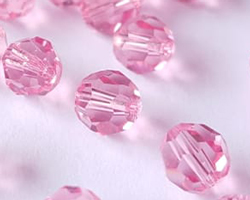 swarovski 5000 5mm light rose round bead