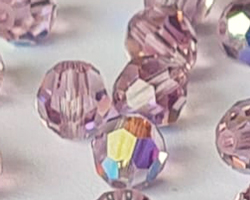 swarovski 5000 5mm light amethyst ab round bead