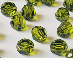 swarovski 5000 5mm olivine round bead